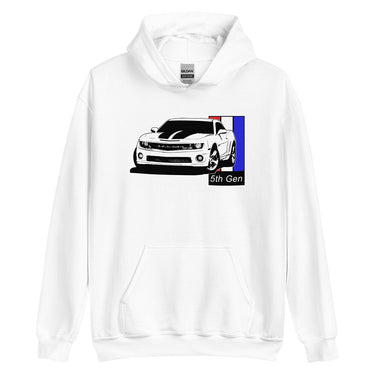 White 5th Gen Camaro T-Shirt From Aggressive Thread Muscle Car Apparel
